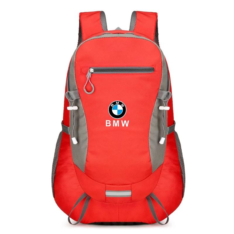 FWAV6 Casual Car Logo Backpack School Outdoor Hiking Lightweight Travel Daypack For BMW M Performance 1 3 5 7 Series X1 X3 X5 Stickers