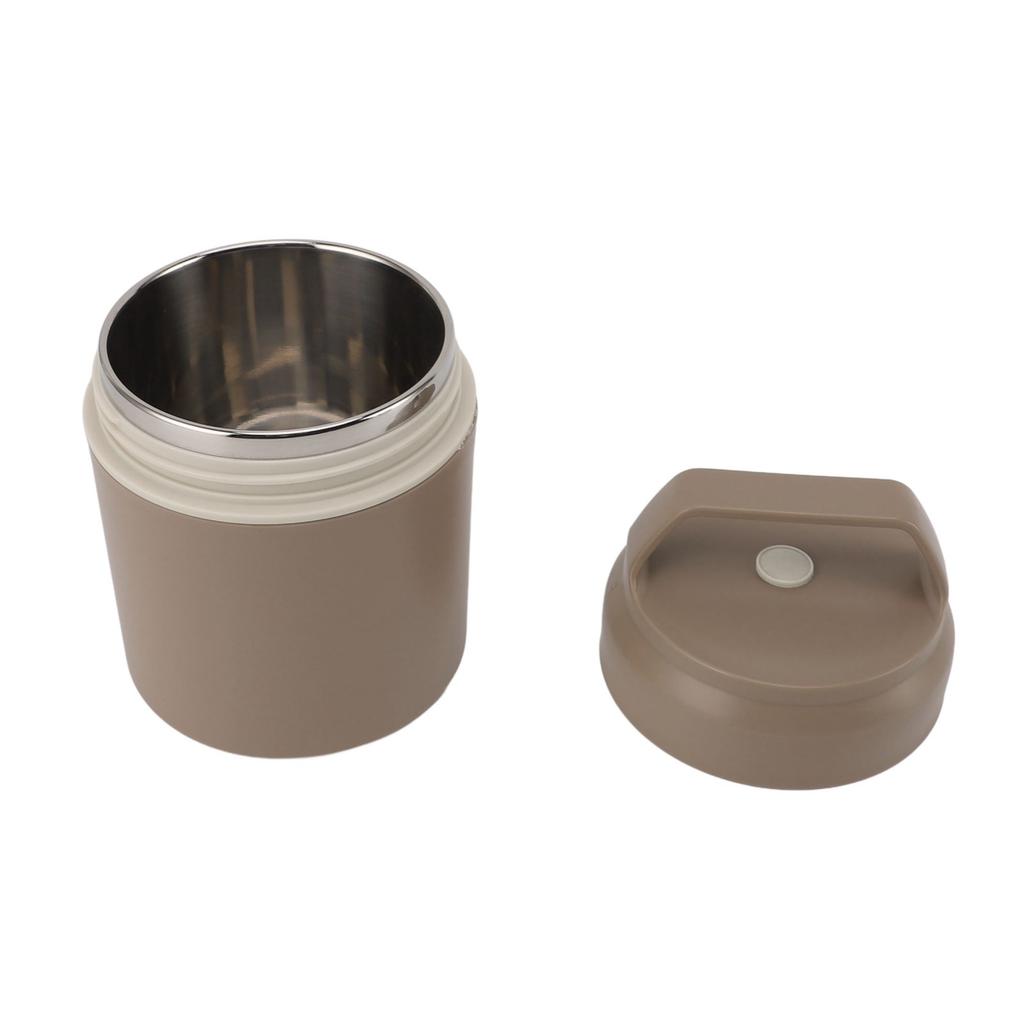 Thermal Food Container 420ml Stainless Steel Leakproof Thermal Insulation Handle Design Adult   Box for   Travel