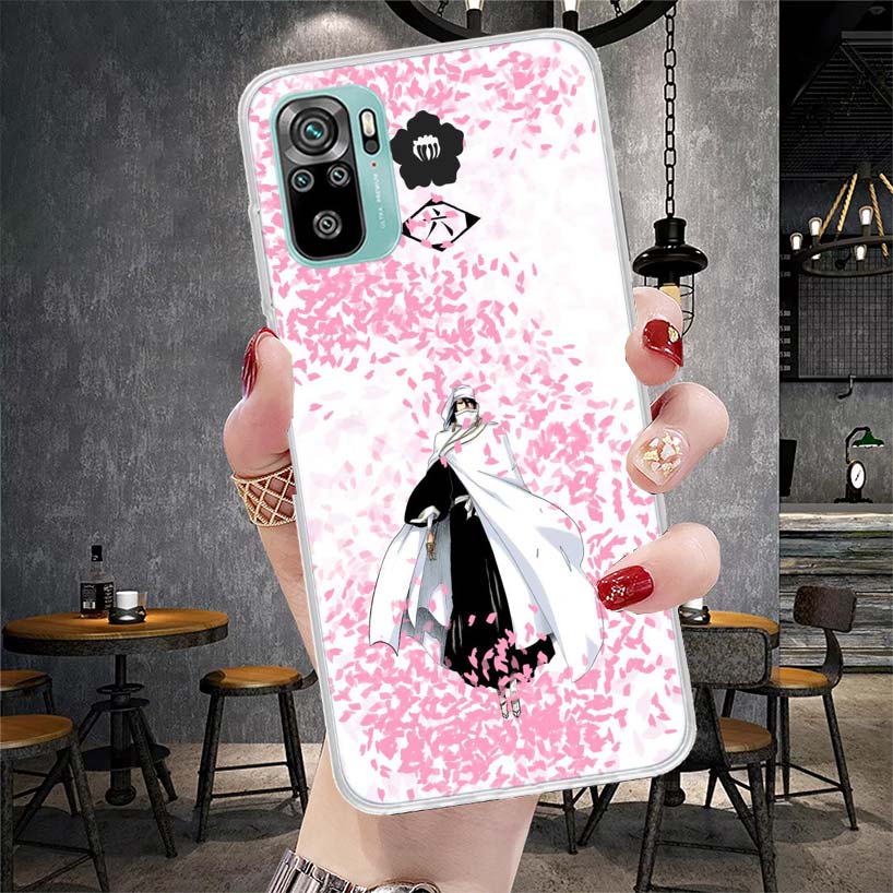 Bleach Kuchiki Byakuya Soft Phone Case For Xiaomi Redmi Note 15 14 14S 13 12 Pro Plus 12S 11 11S 11E 10 10S 11T 5G Fundas Coque