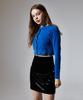 Wordog Fox Leather Mini Skirt