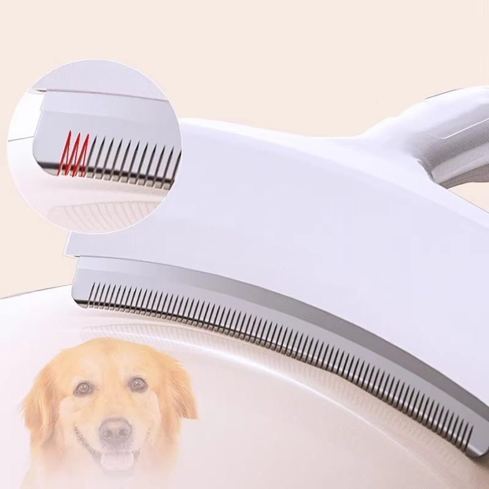 Plastic Tooth Dog Brushing Comb Arched Head Pet Hair Trimming  for Pet Hair Care