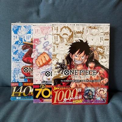 One Piece Card Game 1st 2nd 3rd Anniversary Complete Guide Set Sealed