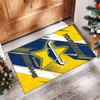 North Queensland Cowboys Crystal Velvet Rug, Custom Name Text Personalized Non‑Slip Floor Mat for Home Decor Gift