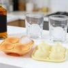Large Size Silicone Ice Cube Trays with Lids Round Ice Mold Parties Ice Ball Maker  Home Drinks