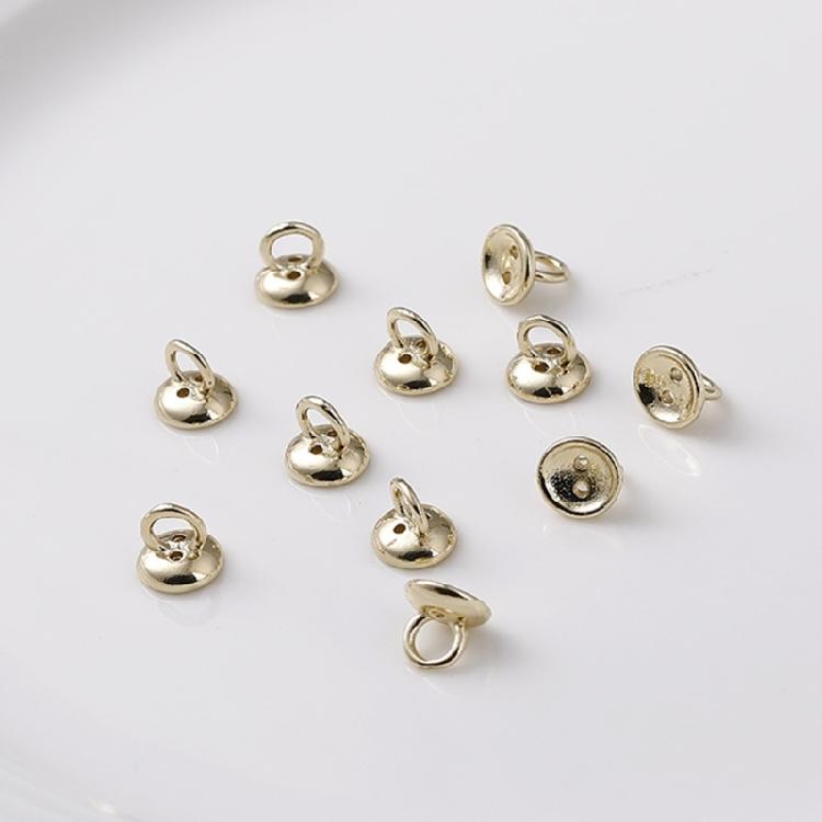 Multipurpose Pearls Clasp Endings Stylish Pearls Ends Strong Alloy Clasps for Beading and Clothing Embellishment