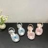 Girls' Princess Shoes New Summer Sparkling Rhinestone Princess Shoes Non-slip Sweet Wind Soft Sole Beach Classmates