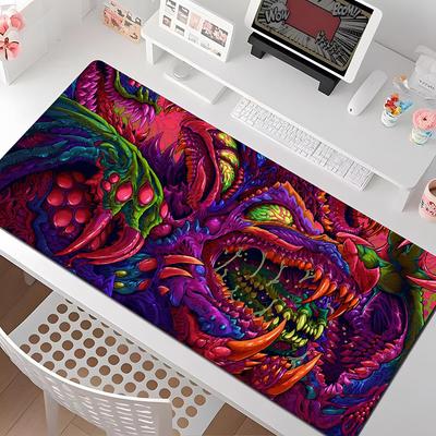 Monster Abstract Mouse Pad Multiple Sizes Large Square Computer Office Game Table Mats Rubber Anti-slip Mousepads