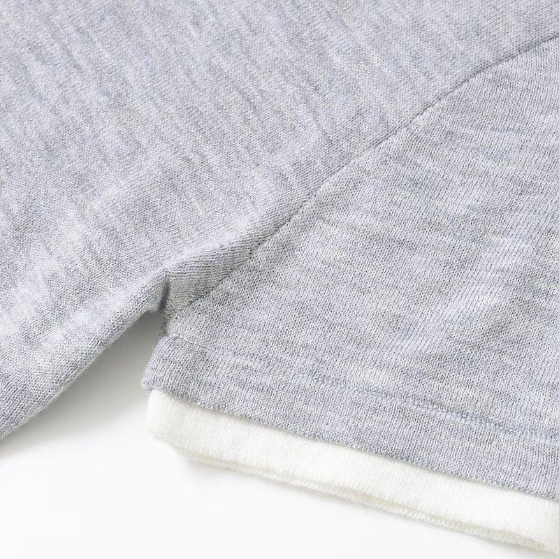 Kaslead New Arrival Women's Fashion Style Stylish Simple and Versatile Casual Double Layer T-shirt 5644318