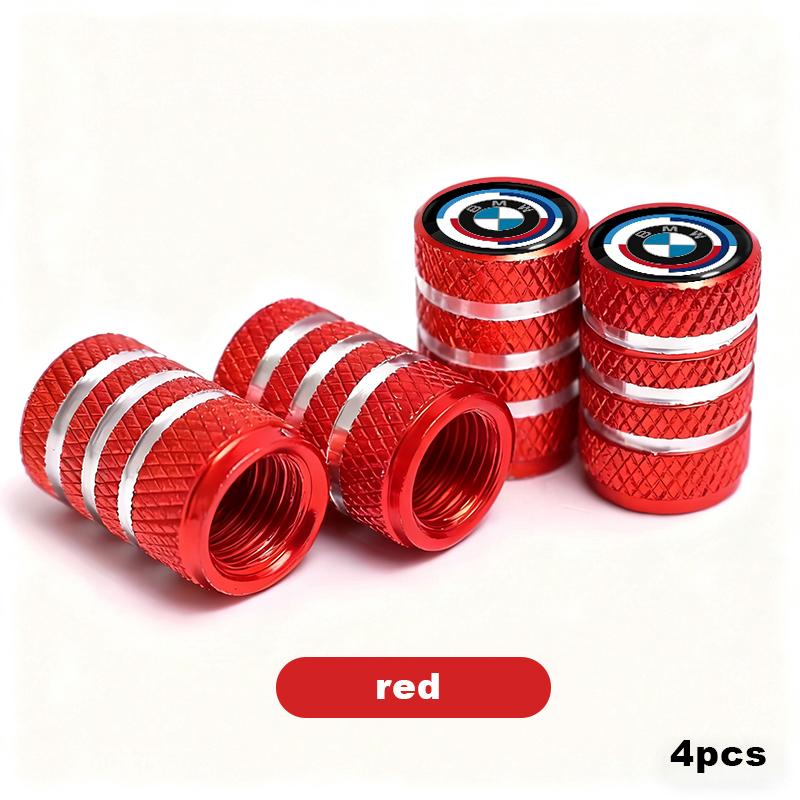 4Pcs Car Wheel Tire Valve Caps Air Stem For BMW M6 M5 M3 X1 X3 X5 E38 E39 E46 E53 E60 E61 E64 E70 E71 E85 E87 E90 E83 F10 F30