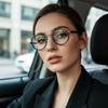 Men's And Women's The Same Style - Fashionable And Versatile Round Frame - Anti-blue Light Lenses2550