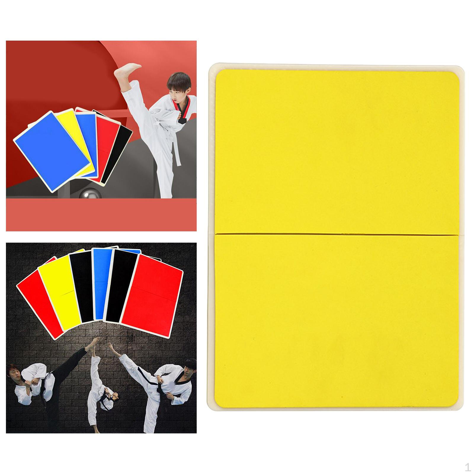 

Доска Разбиваемая Прочная Доска Оборудование для Каратэ 1cm жёлтый