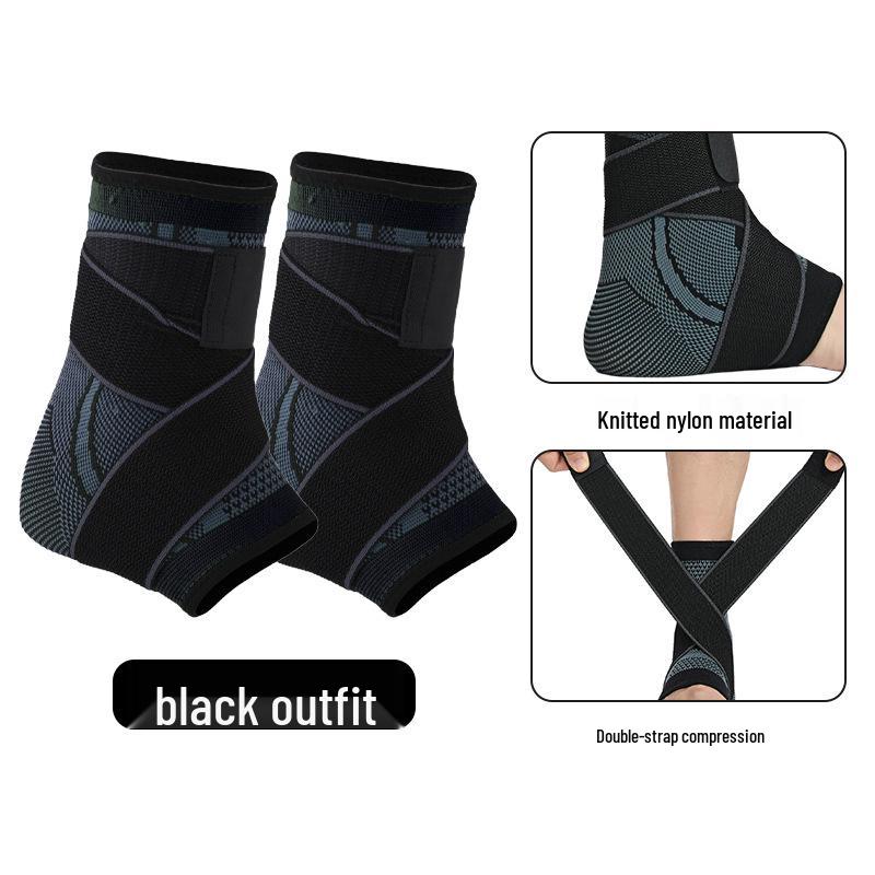 Compression Knit Ankle Brace: Anti-Sprain Support for Running, Fitness, Basketball & Football