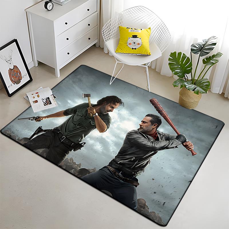 The Walking Dead Fans Collect Carpets Sofa Table Rug Anti Slip Floor Mat Halloween Decoration Floor MatLiving Room Home Decor