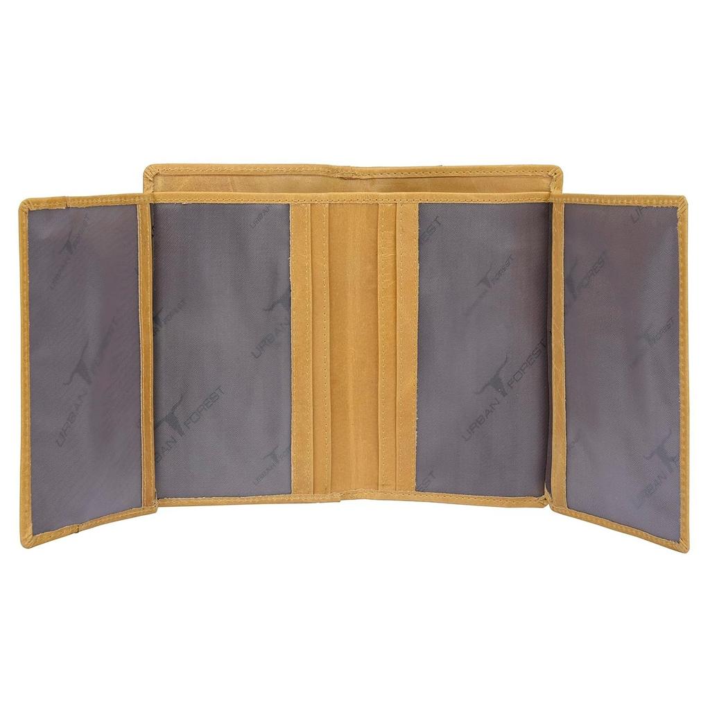 Arya Yellow Leather Wallet for Women