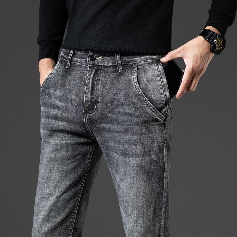 JYL Autumn thick stretch jeans with secret winter landing direct daily luxury plus size