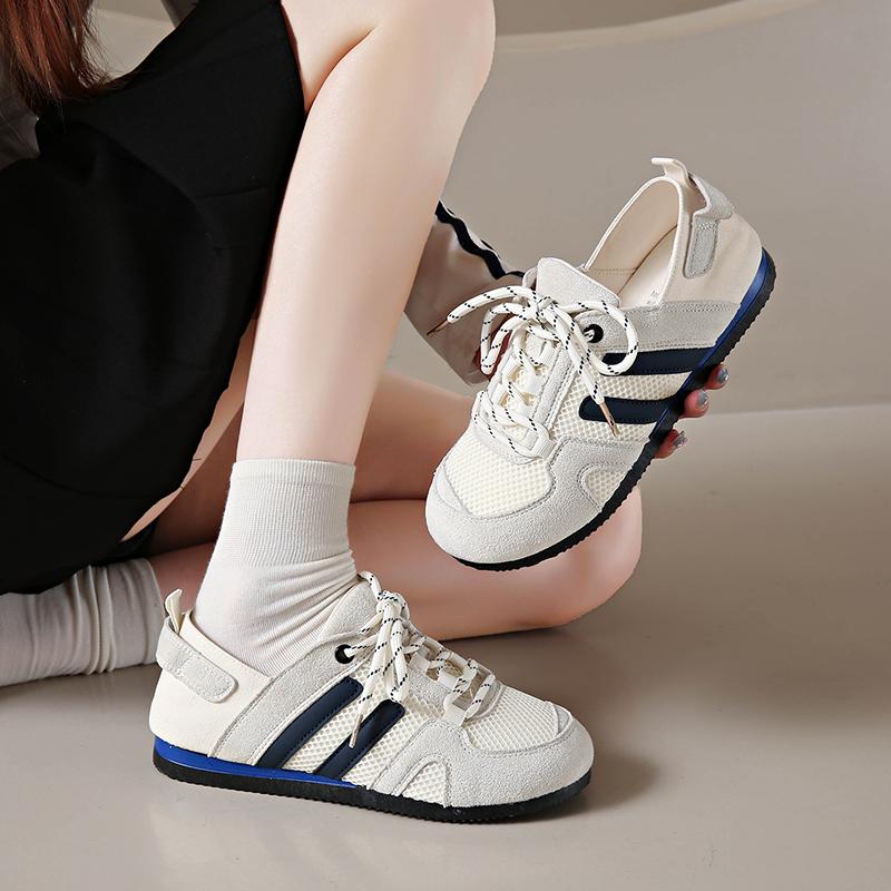 Fashion CRLAYDK Mesh Women's Classic Sneakers Casual Tennis Comfort Skate Fashion Shoes Walking Slip On Footwear Ladies Trainers