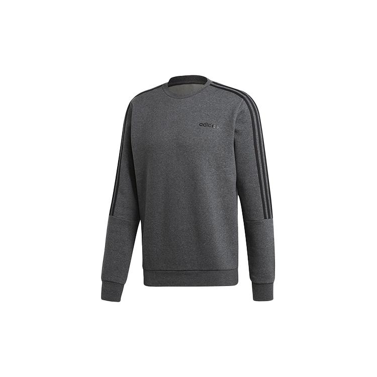 adidas Sweatshirts Men's Heather Gray Crew Neck Moderate EI8995