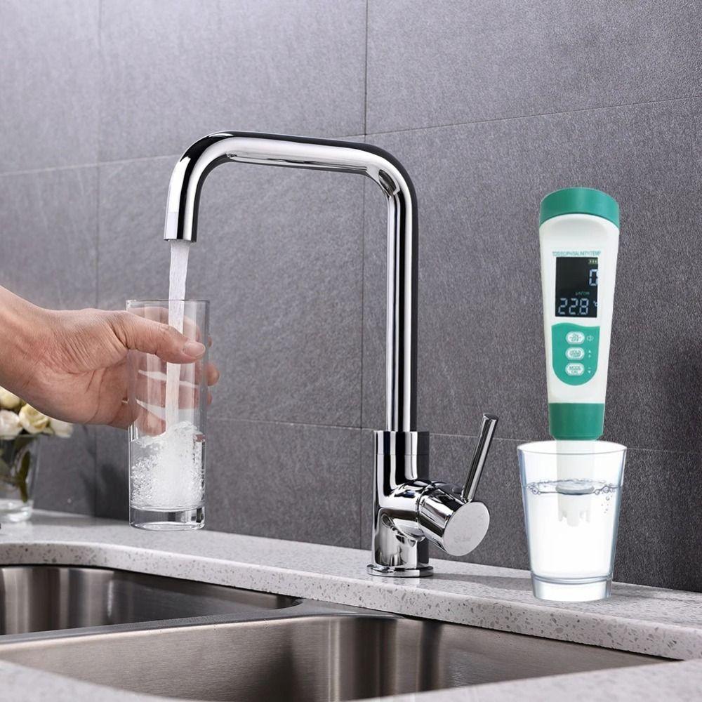 LCD Digital Display Water Quality Tester Multifunction Digital PH Meter Salt Tester  Aquarium
