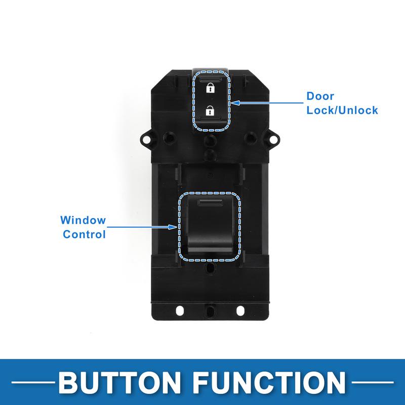 X Autohaux Front Right Power Window Switch for Honda Accord 2008-2012 No.35760TA0A01