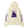 Ayanami Rei Print Loose Hooded Sweatshirt For Men And Women
