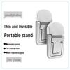 Supporto per Laptop Metallico Pieghevole Montato sul Retro con Staffa per Tastiera Regolabile in Plastica ABS