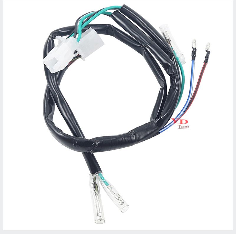 ATV Off-road Motorcycle 50-110CC Accessories: Foot Starter, Wiring Harness, Ignition Coil, High Voltage Electrical Components.