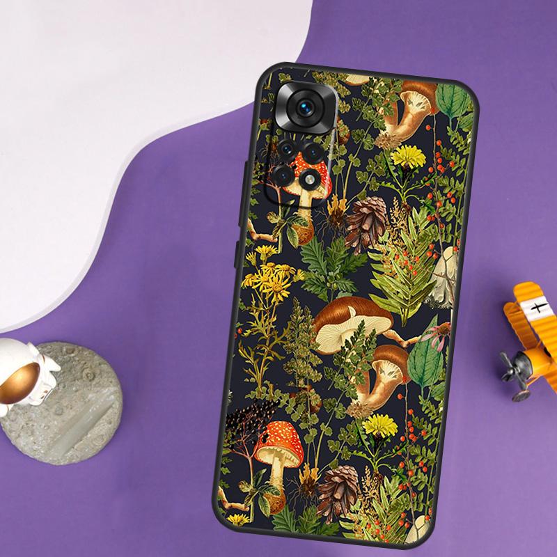 Hippie Mushroom Frog shrooms Case For Xiaomi Redmi Note 13 Pro 14 12 9 10 11 Pro 10S 11S 12S Redmi 10C 13C 14C 12C Cover