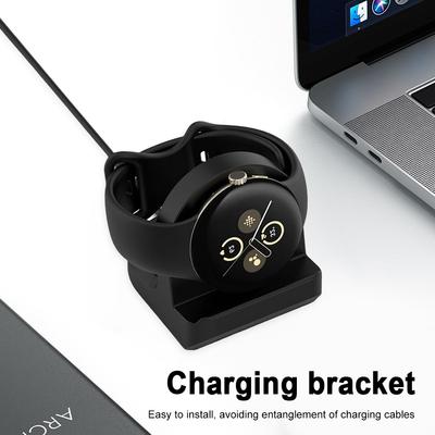 Suporte Carregador Silicone Antiderrapante Suporte Dock Carregador Suporte para Google Pixel Watch 3 41mm 45mm para Google Pixel Watch 2