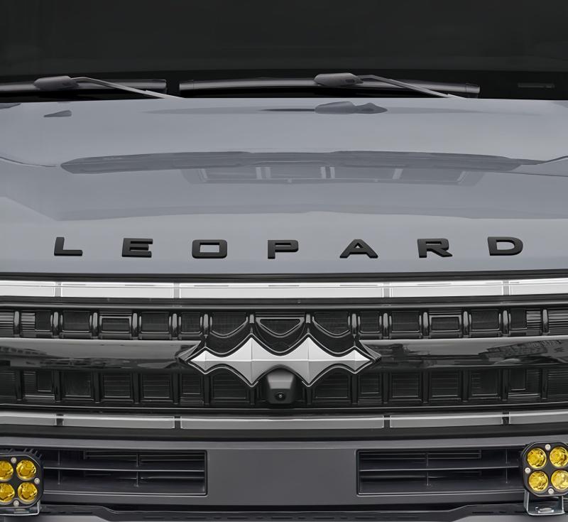 Auto Hood Lettering Stickers Fit for BYD Leopard 5 Leopard 8 Modified High Quality Curved Letter Markings Exterior Upgrade Parts
