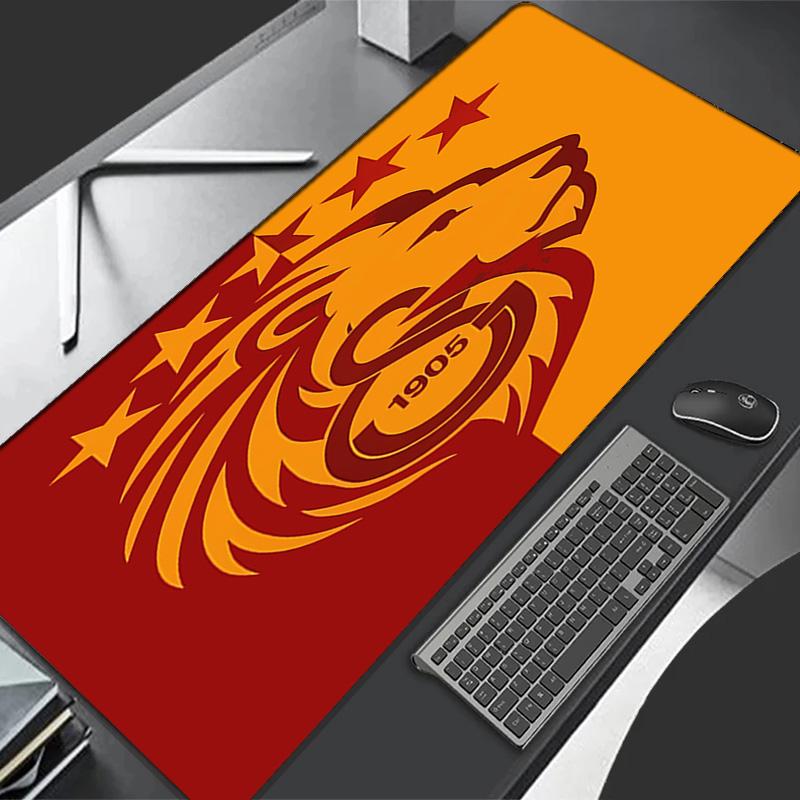 Galatasaray S.K Theme Premium Non-slip Mouse Pad with Stitched Edges,Durable Rubber Material,for Desktop & Gaming Great Gifts