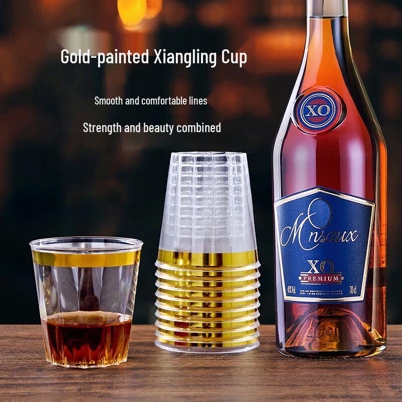 Thickened Clear Hard Plastic Disposable Cups