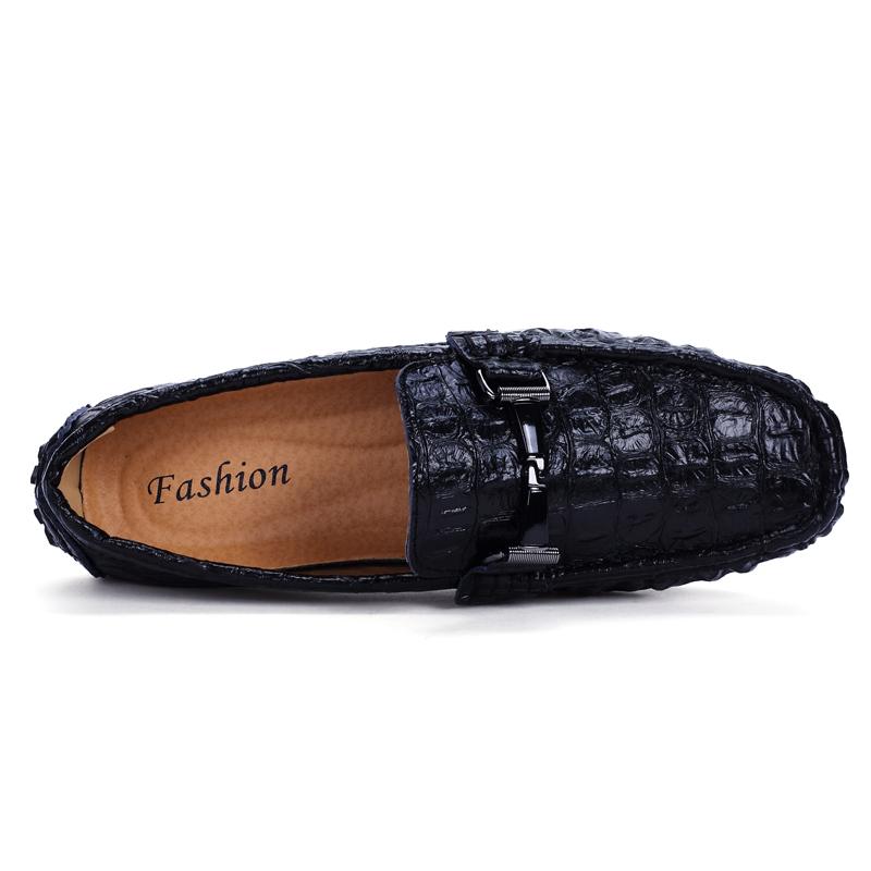 Модная мужская обувь Модные слипоны Лоферы Черная кожа Дизайнерский Роскошный бренд — фото 3