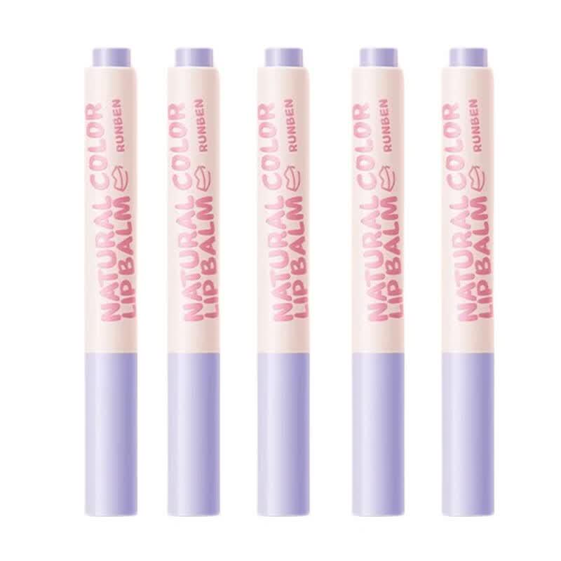RUNBEN Natural Tinted Lip Balm Set