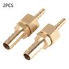 2 Stück 46mm Messing Fitting Schlauchstutzen Reduzierstück Reduzierstopfen Verbinder