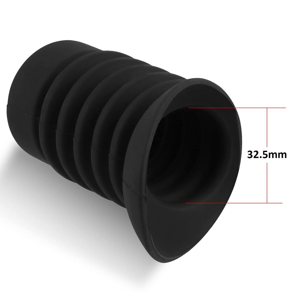 FOCUHUNTER 36mm Inner Diameter Eyepiece Eyepiece Outer Diameter Rubber Eyepiece Hood Eye Glare Custom Black Rubber Ocular Cover Eye Protector Eyecup,