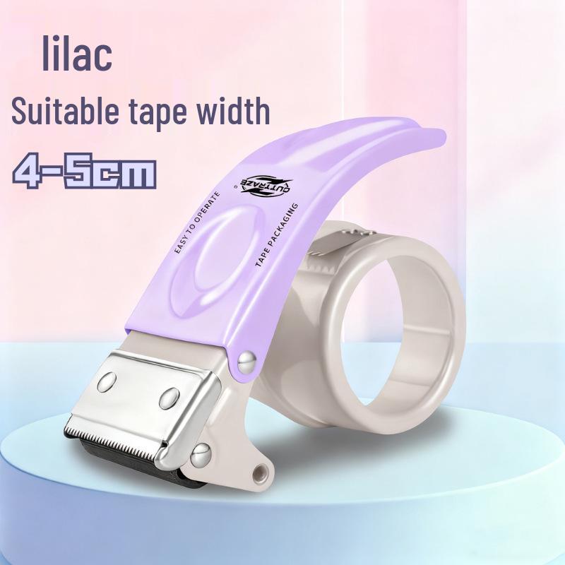 

Metal Box Sealer: Transparent 5CM/6CM Tape Dispenser and Cutter for Packing & Logistics