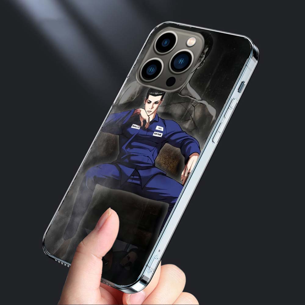Jonggun Lookism Phone Case For Iphone 16E 15 Pro 14 Plus 17E 16 17 Pro Max Air 11 12 13 Mini Shockproof Capa Cute Cover TPU