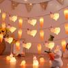 Rabbit Carrot LED Light String Children's Toy Light Scene Layout Decoration Small Colorful Lights