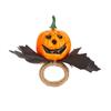 Halloween Decorative Napkin Button New Halloween Pumpkin Skull Napkin Ring Easter Pumpkin Maple Leaf Napkin Ring