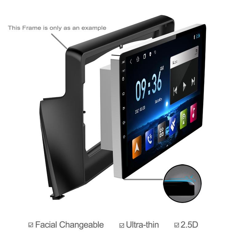 7-inch Android Car Navigation MP5 Player with Dual USB, ISO Radio, RDS, Bluetooth, and Reversing Camera