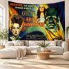 Bride of Frankenstein Wall Tapestry Home Decor Hanging Cloth Art Background Tapestry for Bedroom