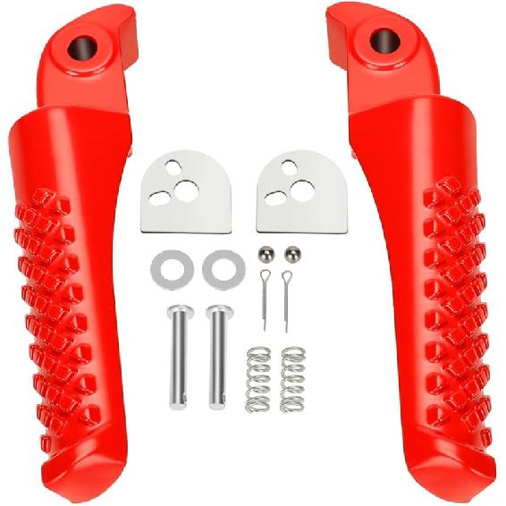 YOXUFA Mini Bike Foot Pegs Kit Replacement For Coleman Minibike CT200U CT200U-EX BT200X CT100U CC100X 97Cc 100Cc 3.0Hp 196Cc 200Cc 6.5Hp Powersports