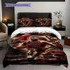 Dynamic Dunk Action Three-piece set(1 * duvet cover + 2 * pillowcase, without core)Duvet cover and pillowcase Christmas birthday gift