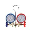 AC Manifold Gauge Set, HVAC Refrigerant Charging Kit for R134a R22 R12 R502, Dual Gauge Automotive and Home AC