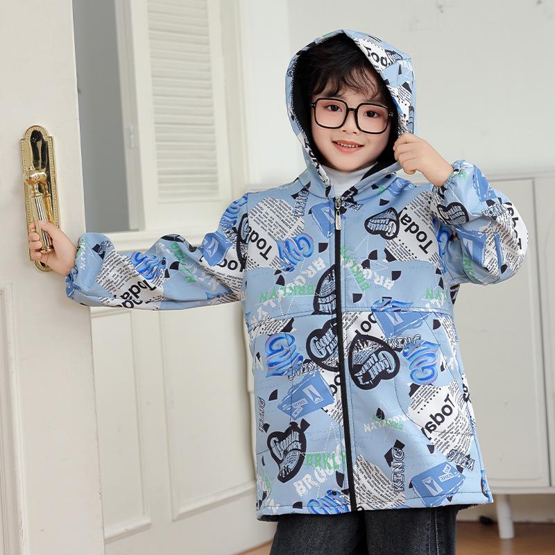 Unisex Cartoon Baby Smock: Autumn/Winter Down Jacket Outerwear, Meal-Protecting Clothing.