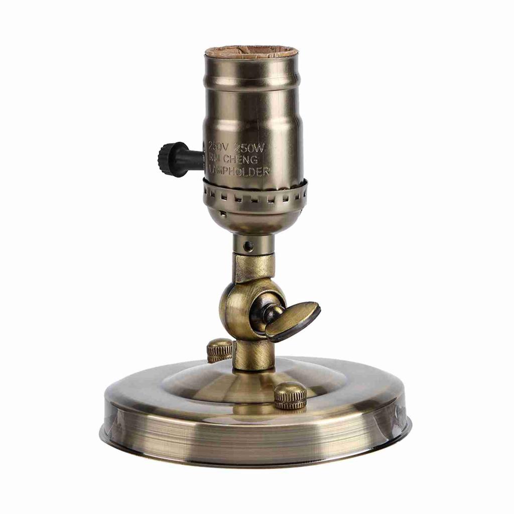 Vintage-Lichthalter, E27-Wandleuchte mit Schalter für den Heimgebrauch und die Dekoration, 220 V