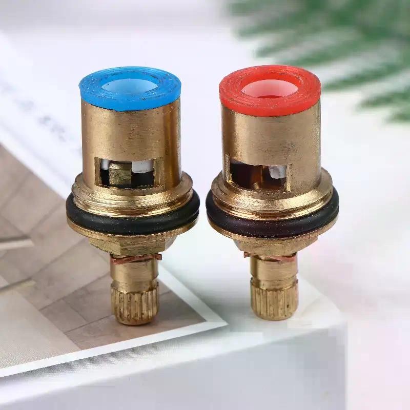 Universal Replacement Brass Ceramic Disc Stem Inner Faucet Valve Tap Valves For Kitchen And Bathroom