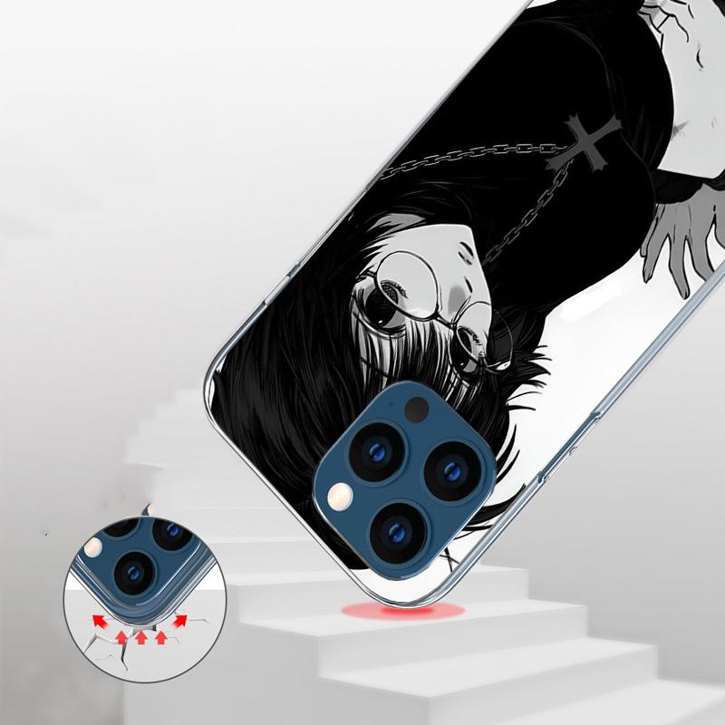 Huner X-Hunters Chrollo Shizuku Phone Case For iPhone 17 Air 16 15 Pro Max 14 Plus 13 Mini 12 11 Cover 7 8 SE Silicone Shell Pri