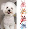 Cute Dog Dress Summer Outdoor Activities And Leash Set with Bowknot Decoration Pet Cat Princess Dress for Spring