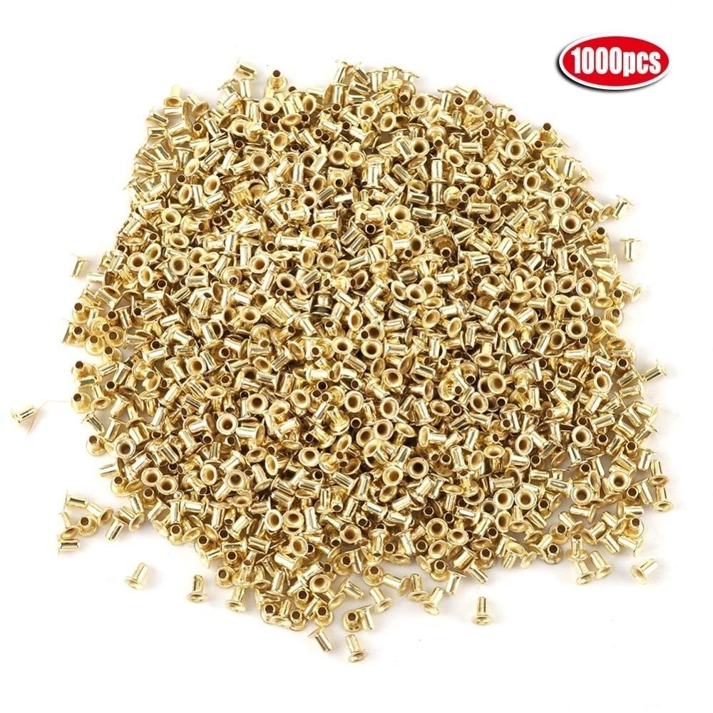 

1000Pcs Pure Copper Beehive Frame Eyelets Sturdy Beekeeping Eyelets Set Beekeepers 1000Pcs